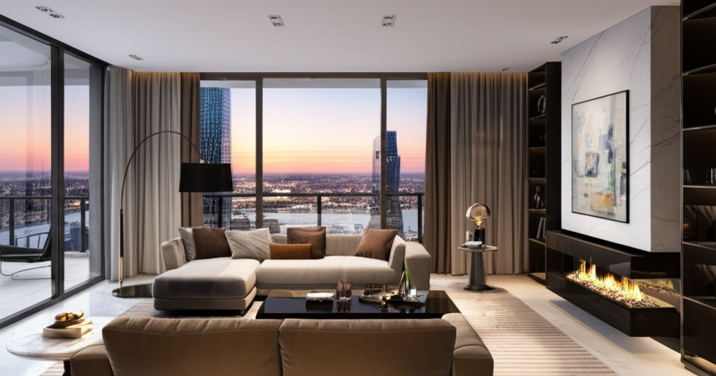 Luxury clean home interior